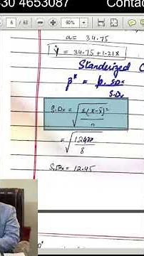 How to calculate Standardized Coefficient? #econometrics