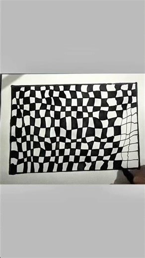 👉 Warped Checkerboard Drawing
