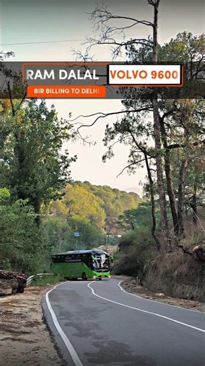 Volvo 9600 Bir–Delhi Route 😱 #volvo9600 #volvobus #luxury