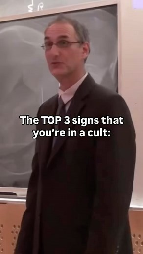 Top 3 signs you’re in a cult ⬇️ 1. They suppress your individuality, including questions & doubts 2. They dictate minor or major life choices and demand strict obedience 3. They teach ABSOLUTE loyalty to a leader and forbid questioning or criticizing the leader. These are just the tip of the iceberg! Comment *BITE* if you want to learn about the other signs you or someone you love is in a cult. #cults #cultexpert #BITEmodel #undueinfluence #controllingrelationship #cult | Dr. Steven Hassan: Free