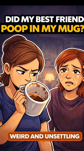 Did my friend really poop in my mug? #shorts #stories #youtubeshorts