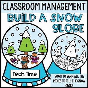 Classroom Management - Build a Winter Snow Globe