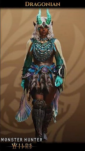 Dragonian Layered Armour How It's Made (Monster Hunter Wilds) #monsterhunter #gaming #mhwilds