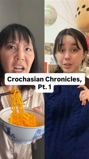 You can take the crochet out of the Asian, but you can’t take the Asian out of the crochet…at least that’s how the saying goes. Right @meiscrochet ?
