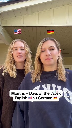 German/English Days & Months Lesson