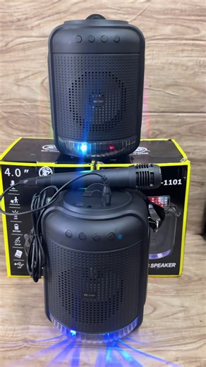 Portable Bluetooth Karaoke Speaker with Disco Light