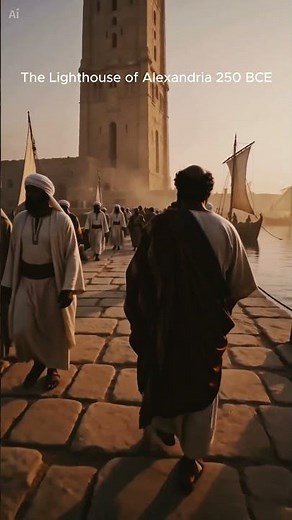 The Light House Of Alexandria, 250 BCE