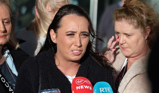 Rape survivor issues brave message of hope outside court