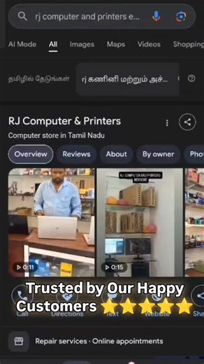 RJ ComputerPrinters on Instagram: "🖥️ SERVICE ✔️ CCTV Camera Installation ✔️ Biometric Attendance System ✔️ Access Control Systems ✔️ Wi-Fi & Network Setup ✔️ Laptops & Desktop Systems ✔️ Printers & Scanners ✔️ Smart TV & Display Setup ✔️ Server & Structured Cabling 📞 CONTACT DETAILS 📱 8056036186 | 7845763983 🌐 www.rjcomputer.in 📸 Instagram: @rjcomputerprinters #public #trending #new #chennai"