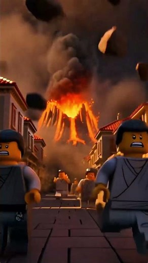 Pompeii: The Day the Sky Turned Black | LEGO Animation