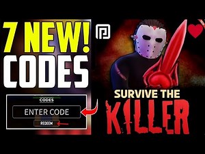 ⚠️NEW⚠️ ALL WORKING CODES FOR SURVIVE THE KILLER NOVEMBER 2025 - ROBLOX SURVIVE THE KILLER CODES
