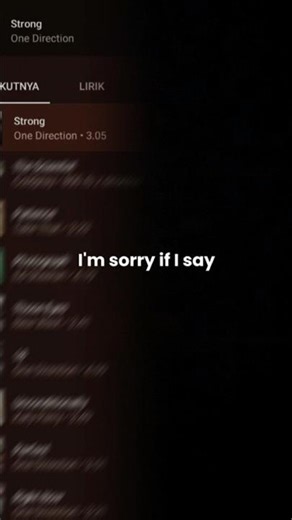 One Direction - Strong (lyrics) #onedirection #strong #edit