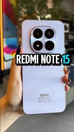 O Redmi Note 15 é o melhor SMARTPHONE de até 1400 reais!