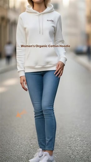 Women's Organic Cotton Hoodie, Comfortable Casual Wear, Soft and Breathable Fabric, Perfect for Everyday Use #zipuphoodie #pacsunhoodie #croppedhoodie #womensclothingtiktokshop #floralhoodie #fauxfurhoodie #mensworkhoodie #gaplogohoodie #silkyhoodie #womensclothingshop