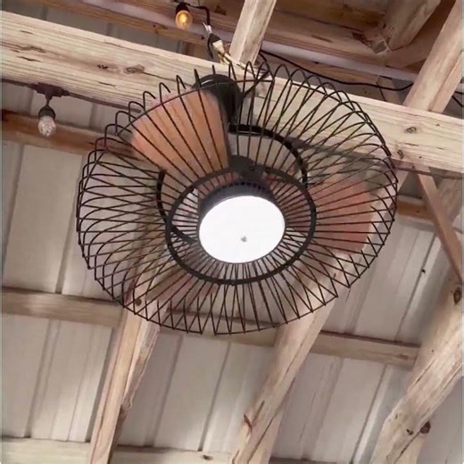 Outdoor ceiling fans with lights