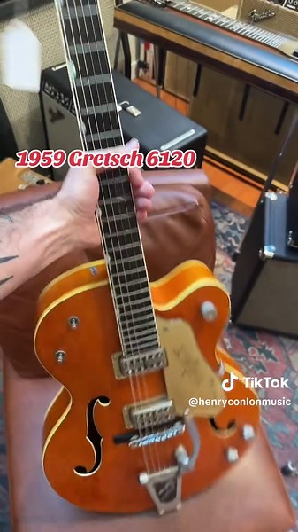 Explore the 1959 Gretsch 6120 Vintage Electric Guitar