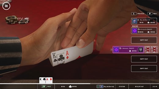 Poker Club Switch gameplay