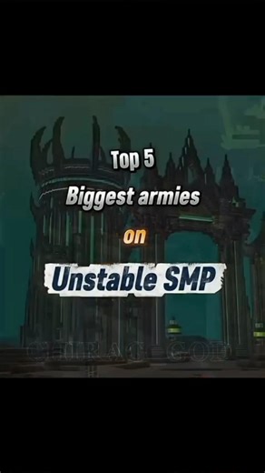 Minecraft Top 5 Biggest Armies On Unstable Smp #minecraft #biggest #armies #unstablesmp #short