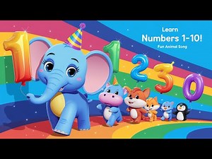 The Number Parade | Learn to Count 1 10 | Fun Animal Counting Song for Kids
