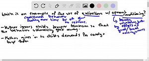 SOLVED:Which of the following is an example of the use of extinction with operant conditioning? a. A mother ignores her child's temper tantrum so that the behavior ultimately goes away. b. A mother gives in to her child's demands for candy by buying the child some chocolate so as to quiet him or her. c. A mother spanks a child when he or she starts throwing a tantrum d. A mother gives a child chocolate prior to him or her asking for it so as to keep a tantrum from occurring in the first place.