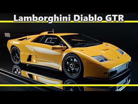 Lamborghini Diablo GTR / Aoshima 1/24 / Scale Model / full build / ASMR
