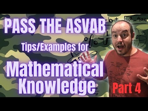 Mastering ASVAB Math Knowledge: Your Key to Success AFQT Part 4