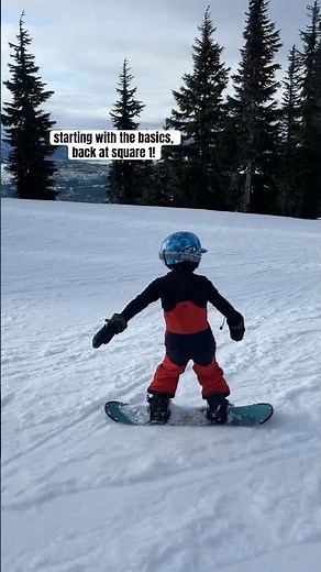 **RE-learning how to snowboard!