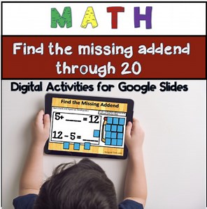 Find the Missing Addend Through 20 - Google Slides