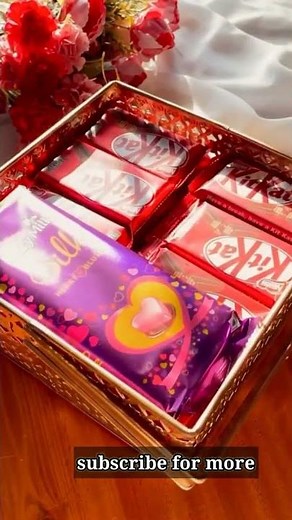 How to make mini chocolate box,making of chocolate box.