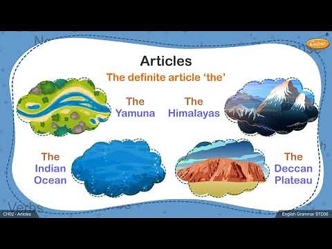 Grade 6 - English - Articles