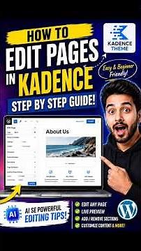 PART #05 How to Edit Pages In Kadence Theme #wordpresstutorial #viralshorts #shorts