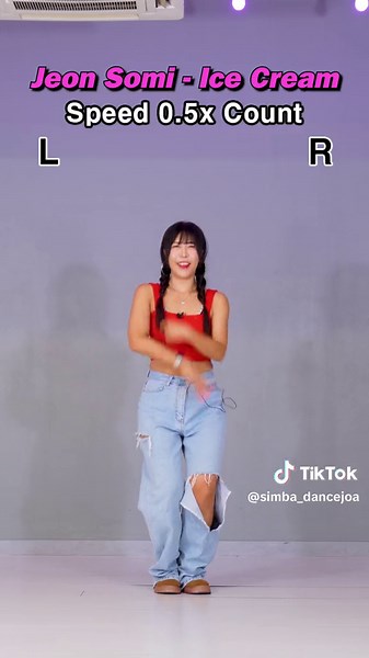 Ice cream tutorial @JEON SOMI #somi #icecream #jeonsomi #kpopdancechallenge #춤선생simba