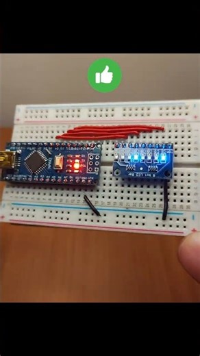 Using a led array module #electronics #breadboard #arduino #diy