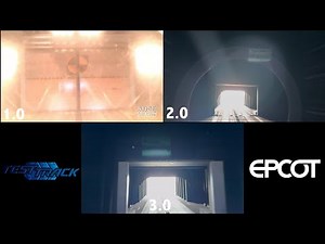 Test Track - 1.0 vs. 2.0 vs. 3.0 (Side by Side by Side Comparison) | EPCOT