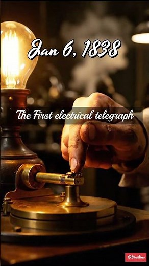 The Victorian Internet? The First Telegraph (Jan 6, 1838) ⚡