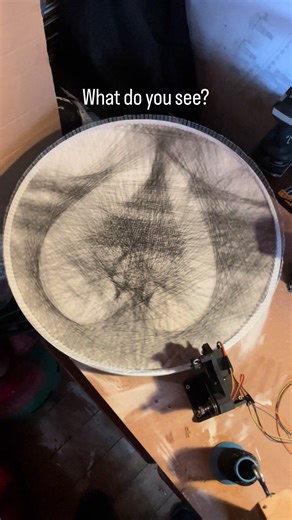 Comment what you see #stringart