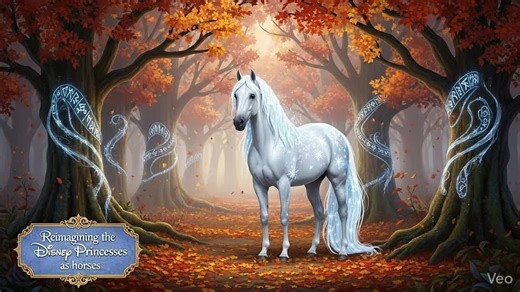 Reimagining Disney Princesses, Elsa, Jasmine and Moana as horses. #disney #horse #horses #disneyprincesses #princesses