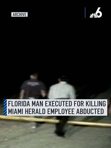 A Florida man convicted of killing a Miami Herald employee who was abducted on her lunch break has been executed. Michael Tanzi was pronounced dead following a three-drug injection at Florida State Prison for the April 2000 strangling of Janet Acosta, a production worker at the South Florida paper. The victim was attacked in her van, beaten, robbed, driven to the Florida Keys and then strangled before her body was left on an island. #keys #florida #newspaper #victim