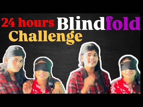 24 Hours Blindfolded Challenge 😱 | Kya Main Survive Kar Payi? Blindfold Vlog Challenge! Emotional
