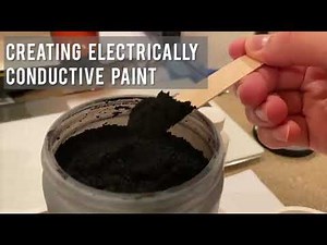 Creating Electrically Conductive Paint Using Graphite Powder and Sodium Silicate