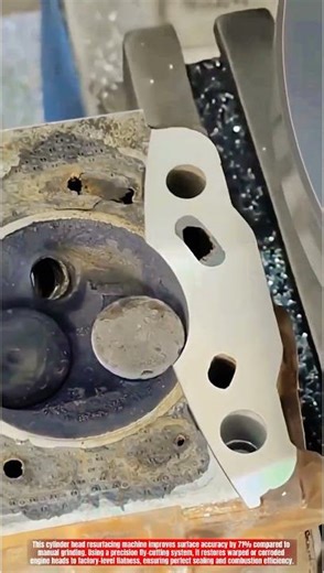 New Innovative Cylinder Head Resurfacing Machine: Precision Process for Engine Restoration