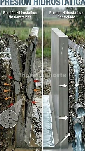 Retaining wall: With drainage VS Without drainage 🧱