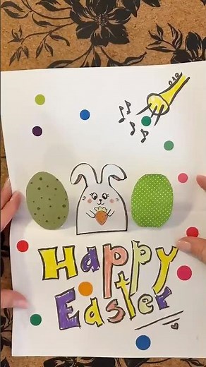 Make your very own pop up Easter card! #easter #eastercrafts #craftideas #popupcard