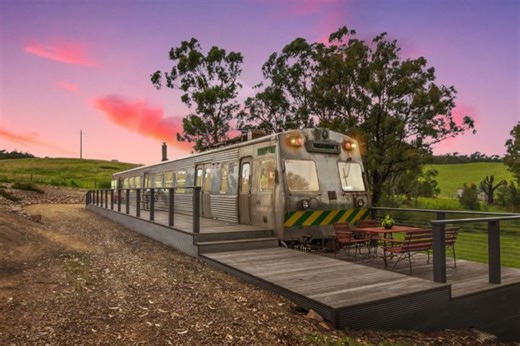 Ding, ding: Converted Victorian Railways train carriage for sale
