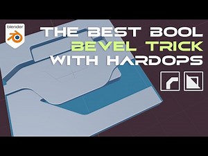 Boolean bevel trick with HardOPS you didnt know about - Blender tutorial