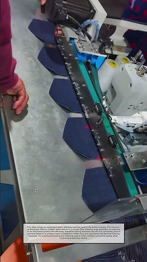 Automated Fabric Stitching Machine #engineering #machine #automation #industrial