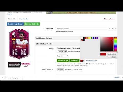 New Fade Image Feature - FifaRosters.com Tutorial