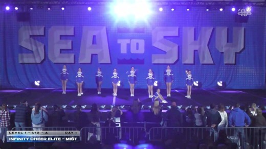 Infinity Cheer Elite - Mist [2026 L1 - U12 - A Day 1] 2026 Sea to Sky International Cheer Championship