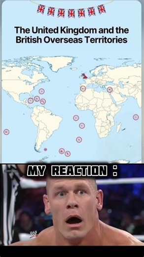 The United Kingdom and the British Overseas Territories 🌍🔥#shorts #geography #countries