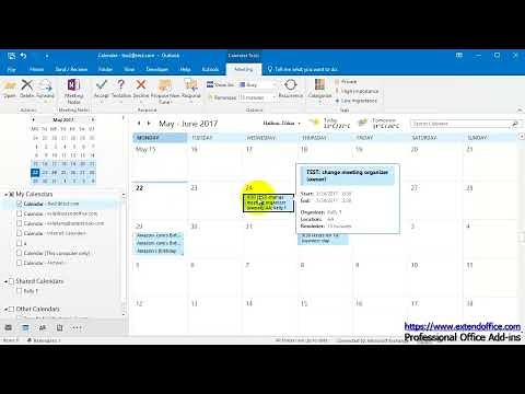 How to forward meeting as email without notifying meeting organizer in Outlook